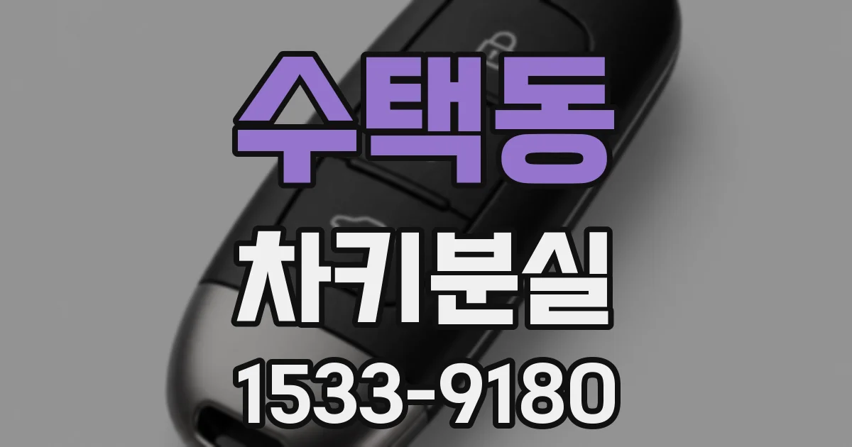 수택동 차키분실