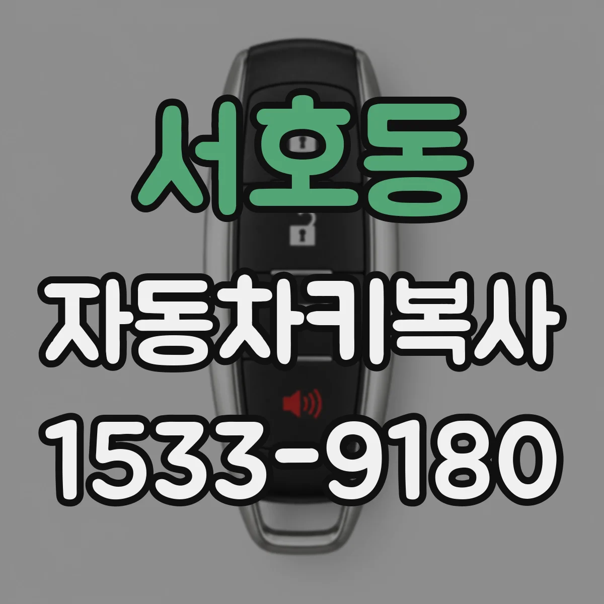 서호동 자동차키복사