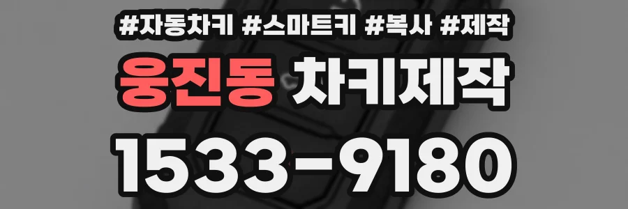 웅진동 차키제작