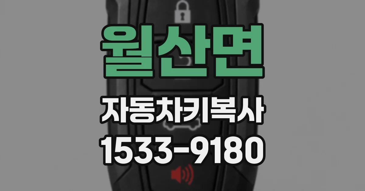 월산면 자동차키복사
