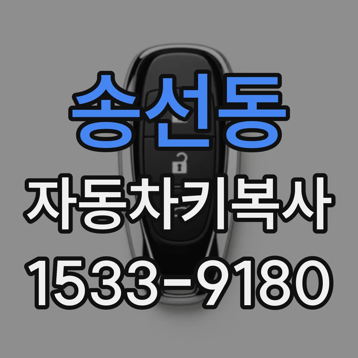 송선동 자동차키복사