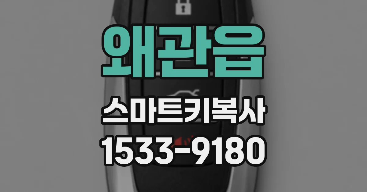 왜관읍 스마트키복사