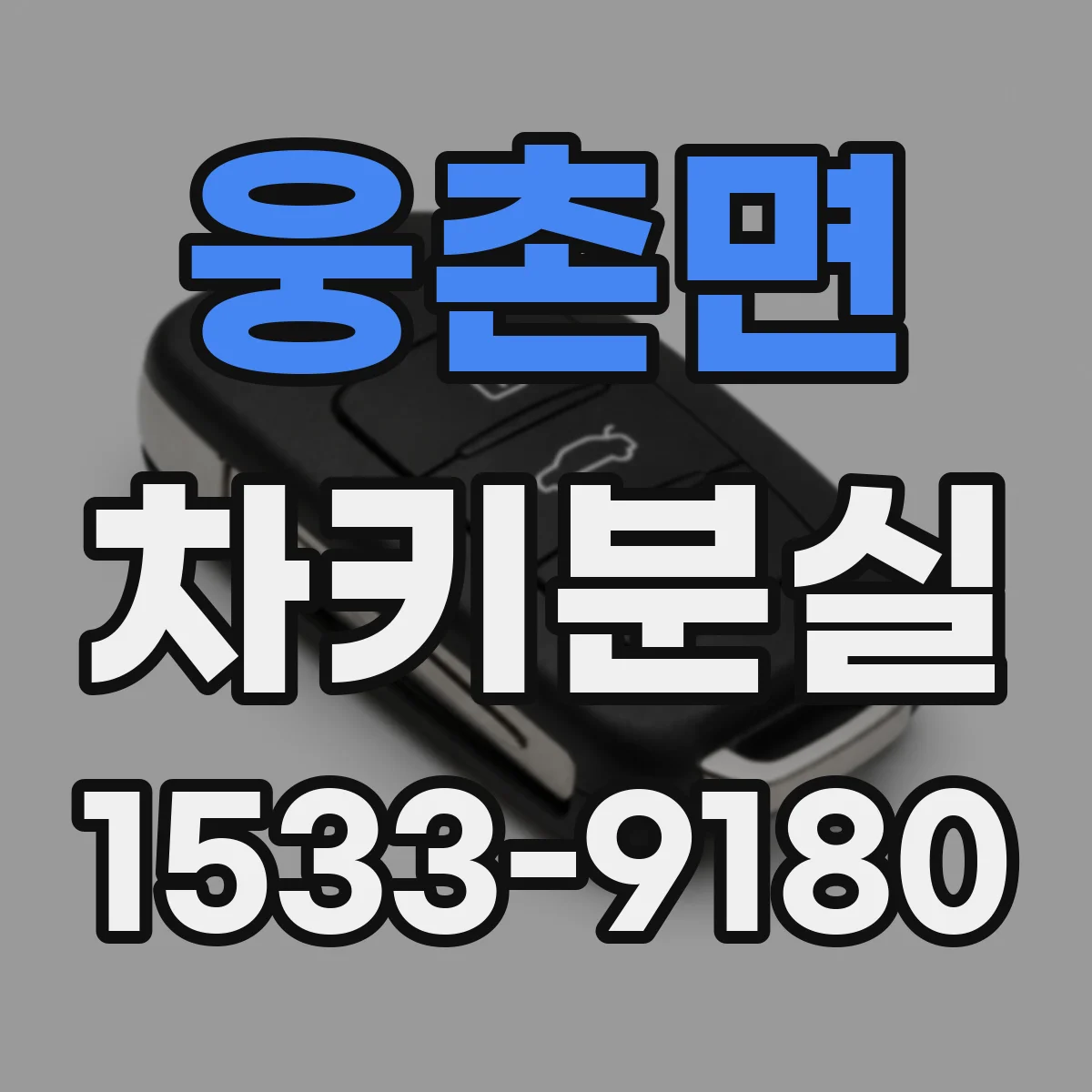 웅촌면 차키분실