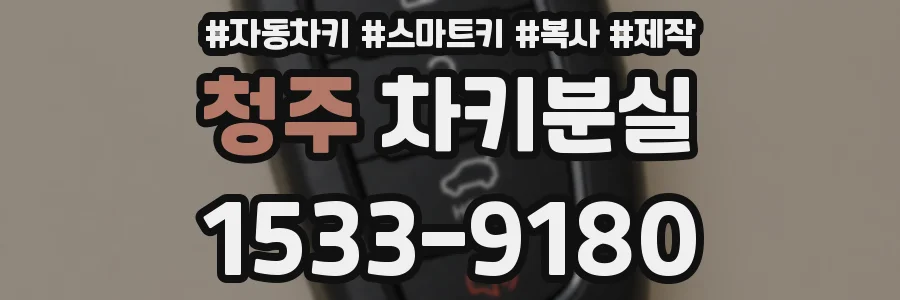 청주 차키분실