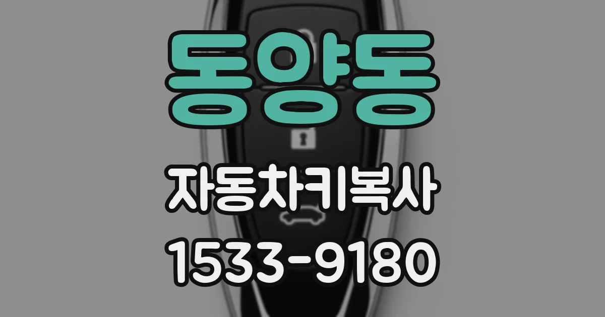 동양동 자동차키복사