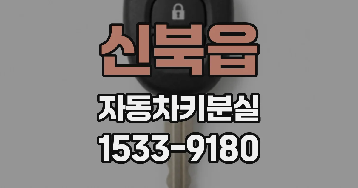 신북읍 자동차키분실