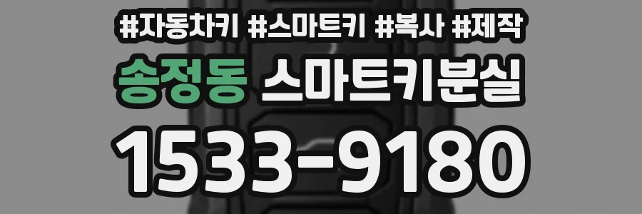 송정동 스마트키분실