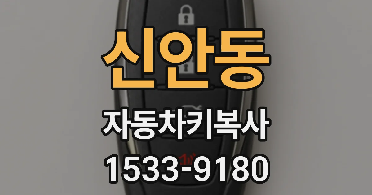 신안동 자동차키복사