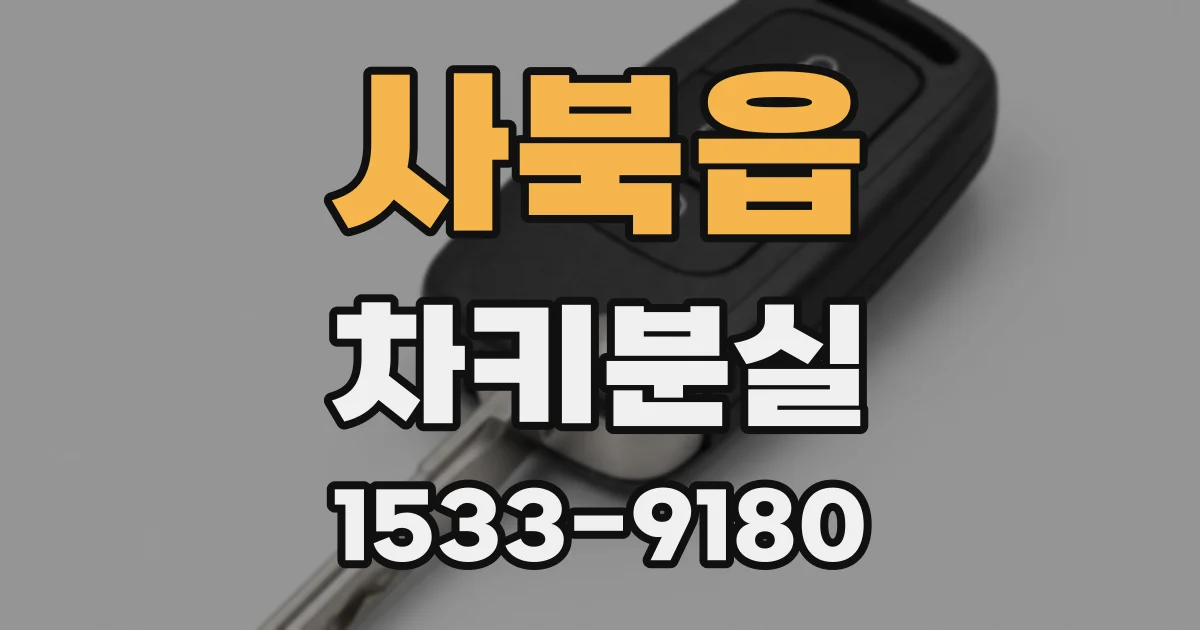 사북읍 차키분실
