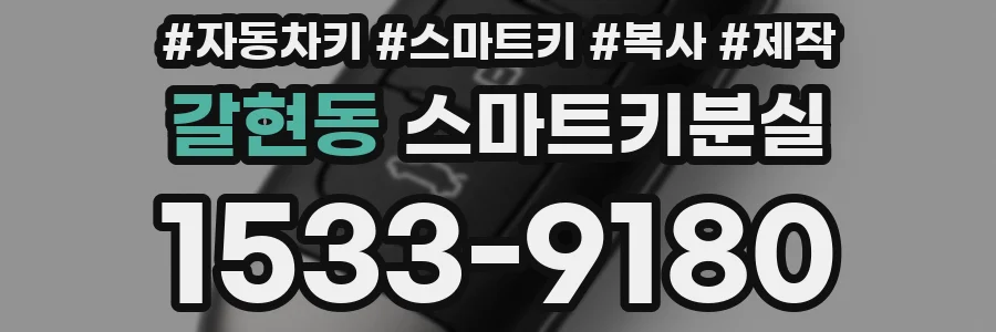 갈현동 스마트키분실