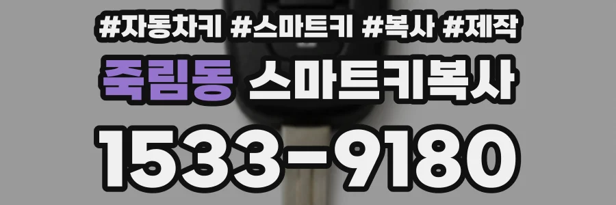죽림동 스마트키복사