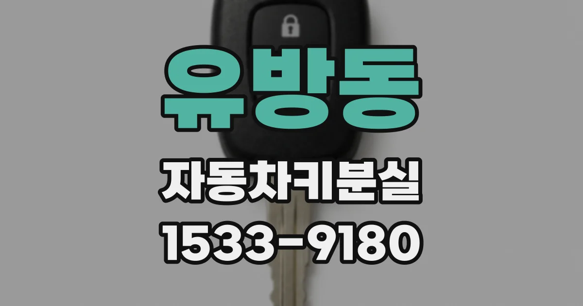 유방동 자동차키분실