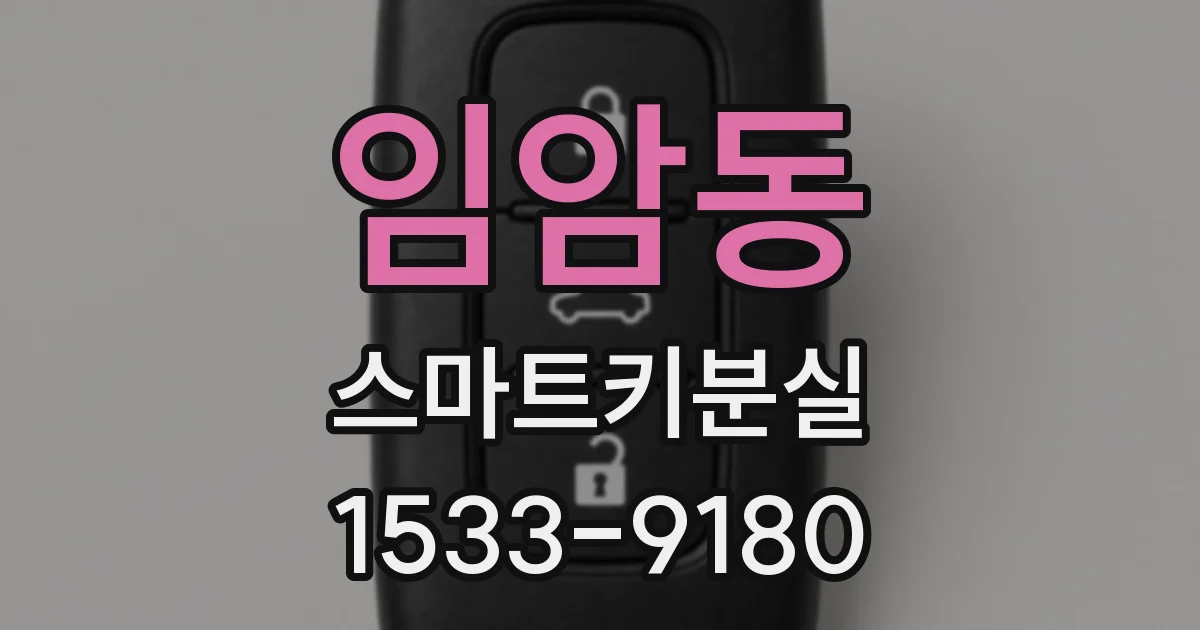 임암동 스마트키분실
