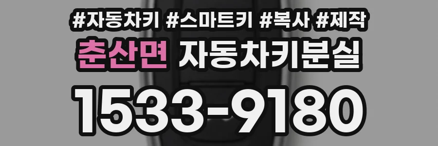 춘산면 자동차키분실