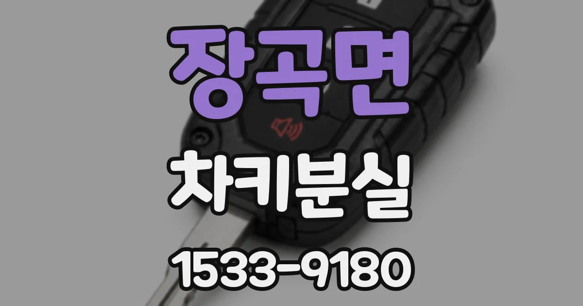 장곡면 차키분실