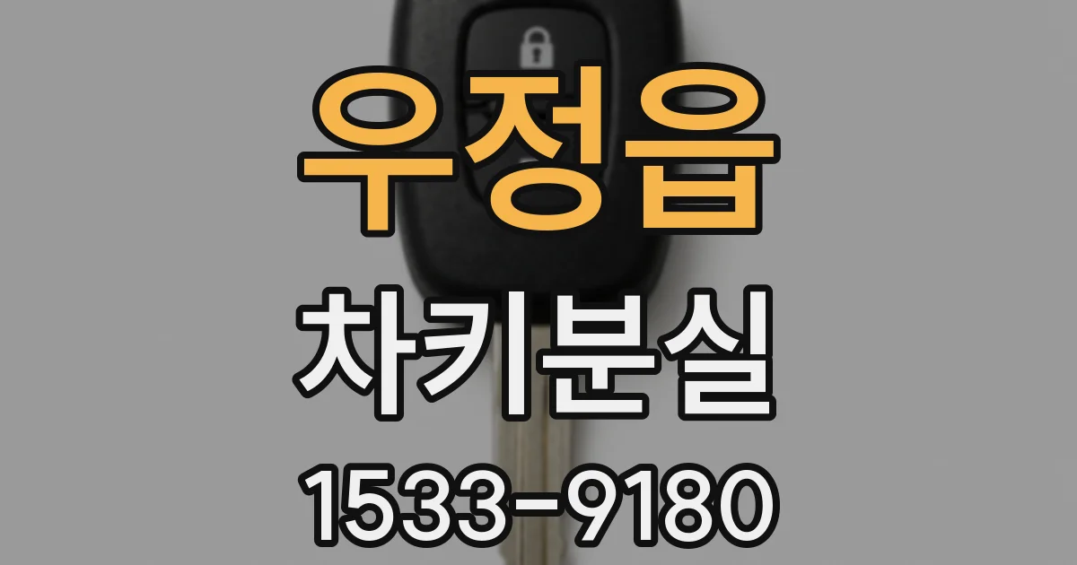 우정읍 차키분실