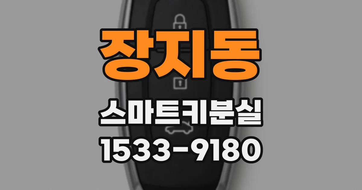 장지동 스마트키분실