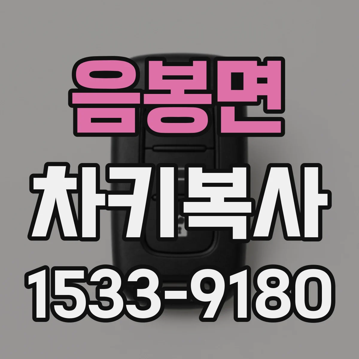 음봉면 차키복사