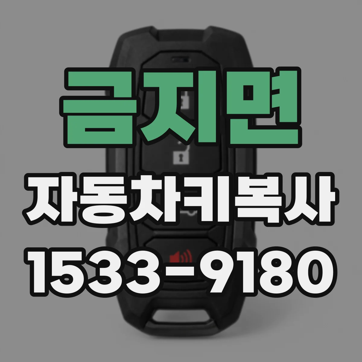 금지면 자동차키복사