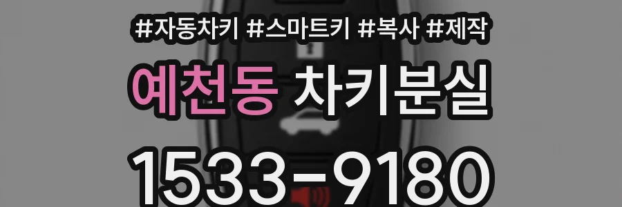 예천동 차키분실