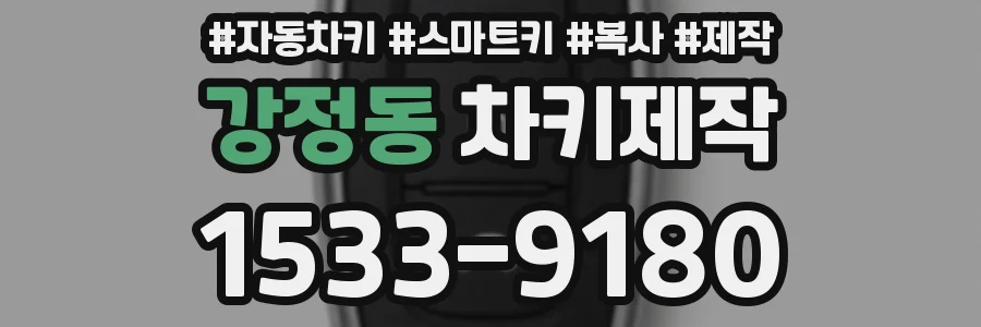 강정동 차키제작