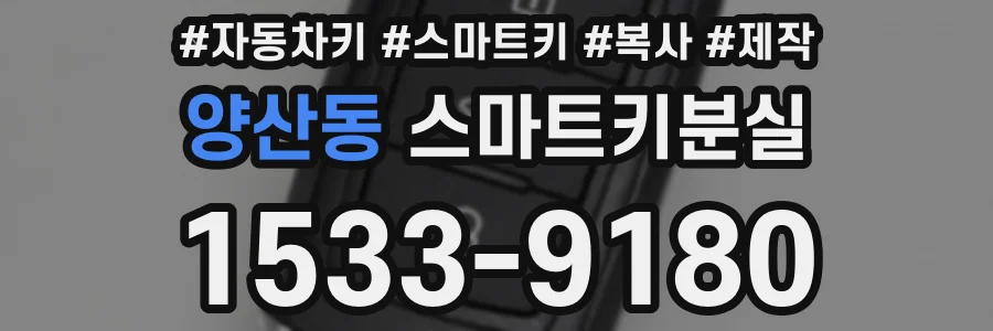 양산동 스마트키분실