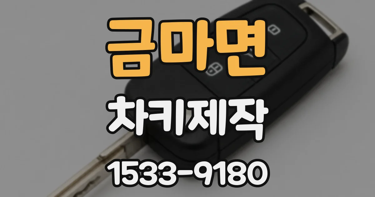 금마면 차키제작