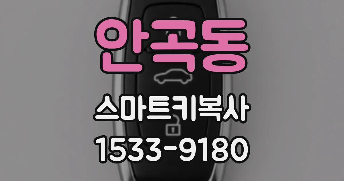 안곡동 스마트키복사