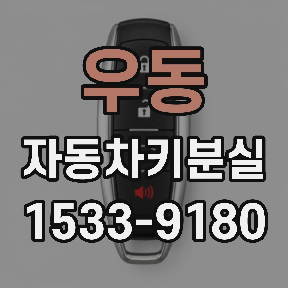 우동 자동차키분실