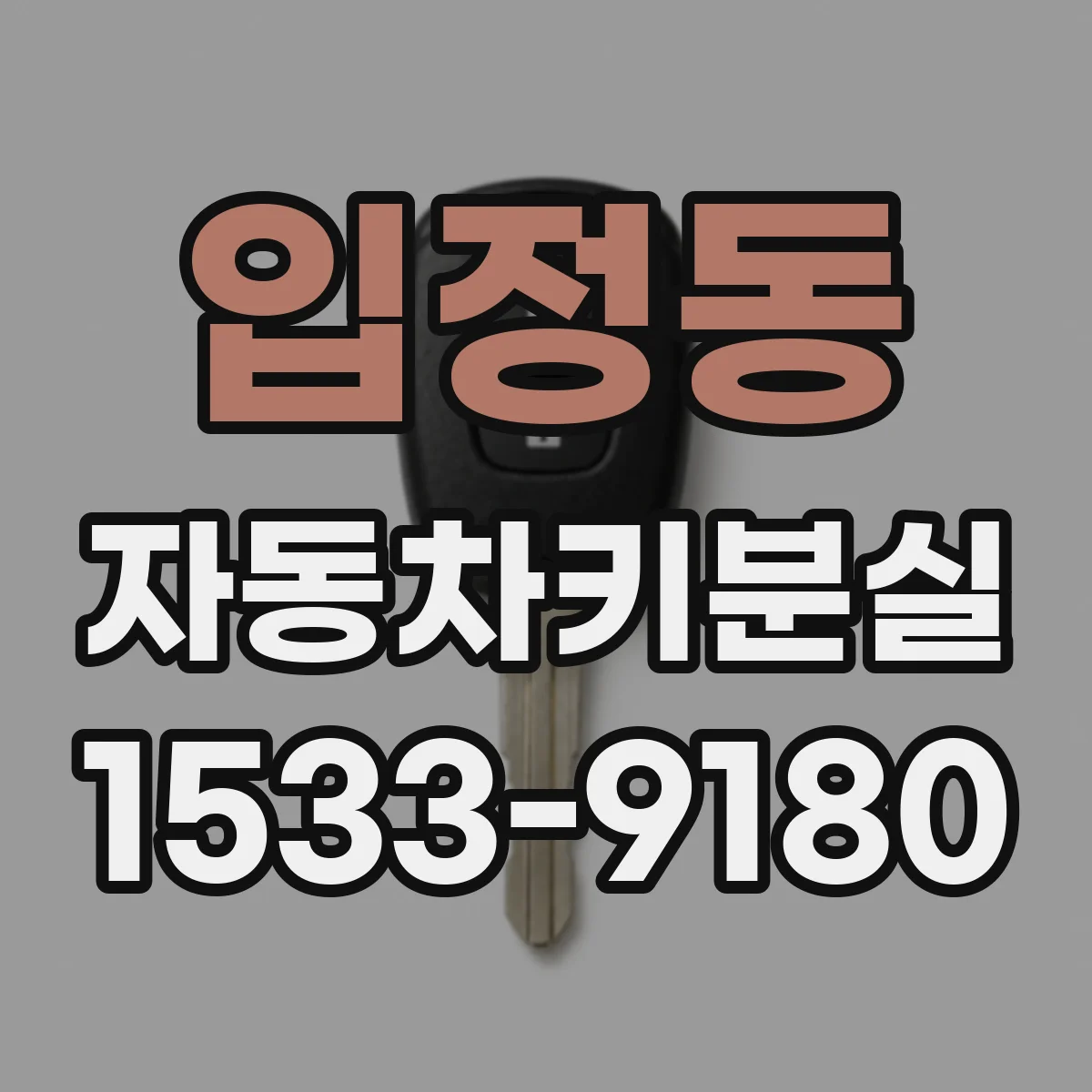 입정동 자동차키분실