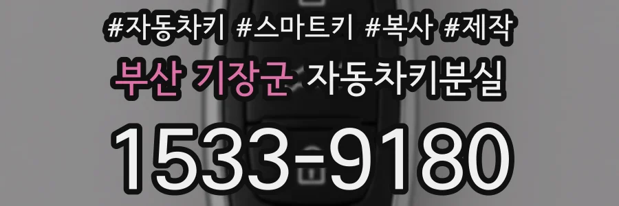부산 기장군 자동차키분실