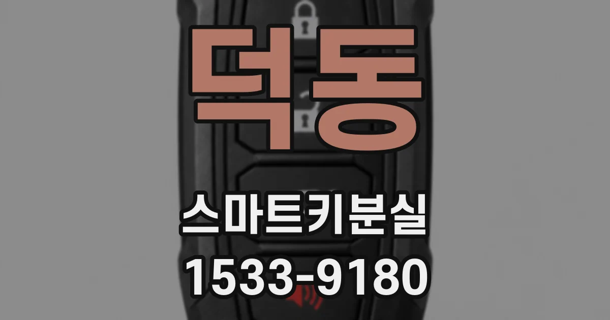 덕동 스마트키분실