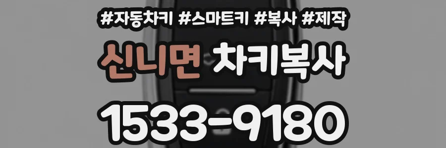 신니면 차키복사