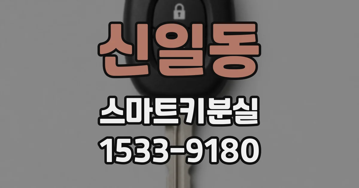 신일동 스마트키분실