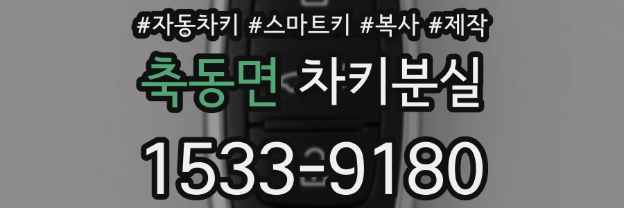 축동면 차키분실