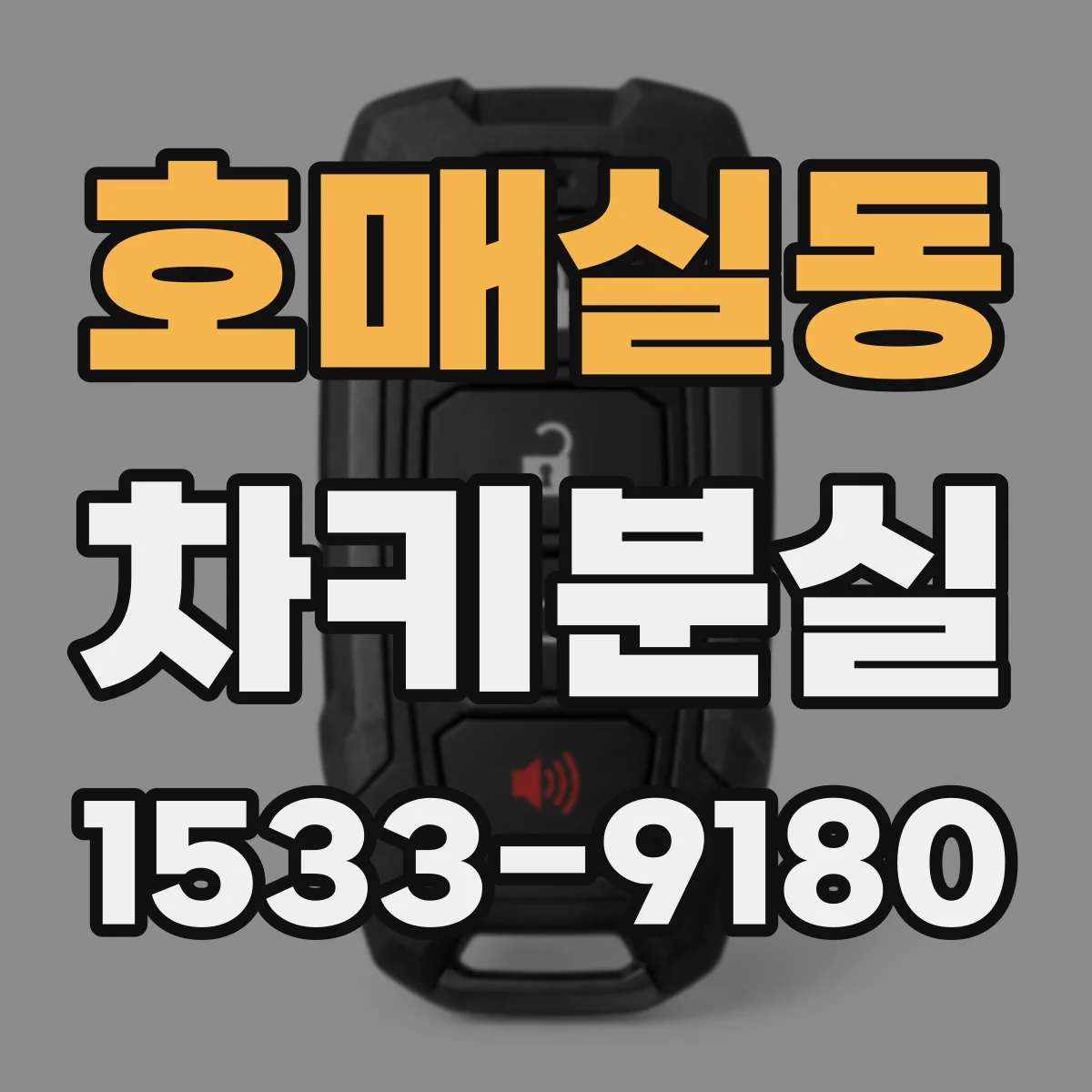 호매실동 차키분실