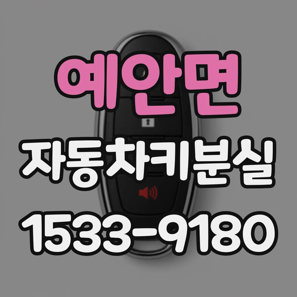 예안면 자동차키분실