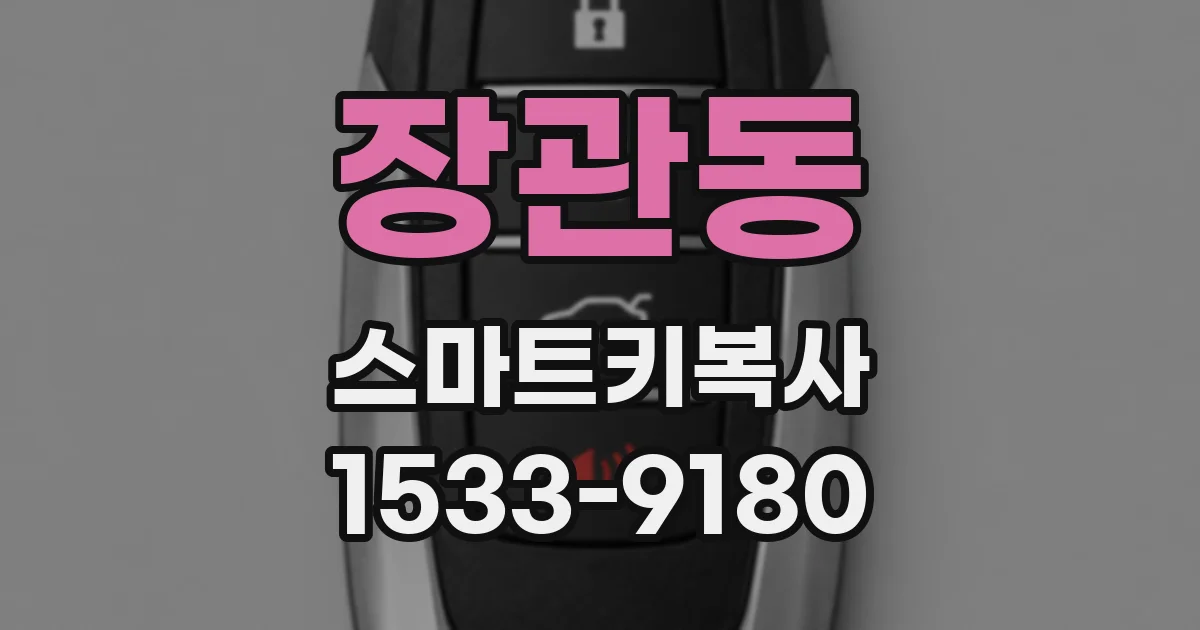 장관동 스마트키복사