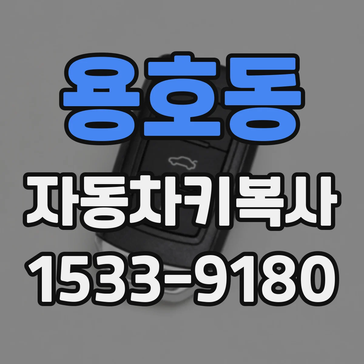 용호동 자동차키복사