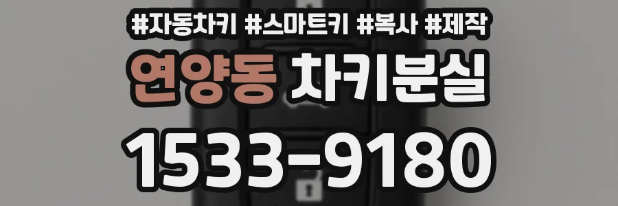 연양동 차키분실