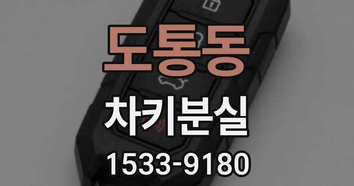 도통동 차키분실