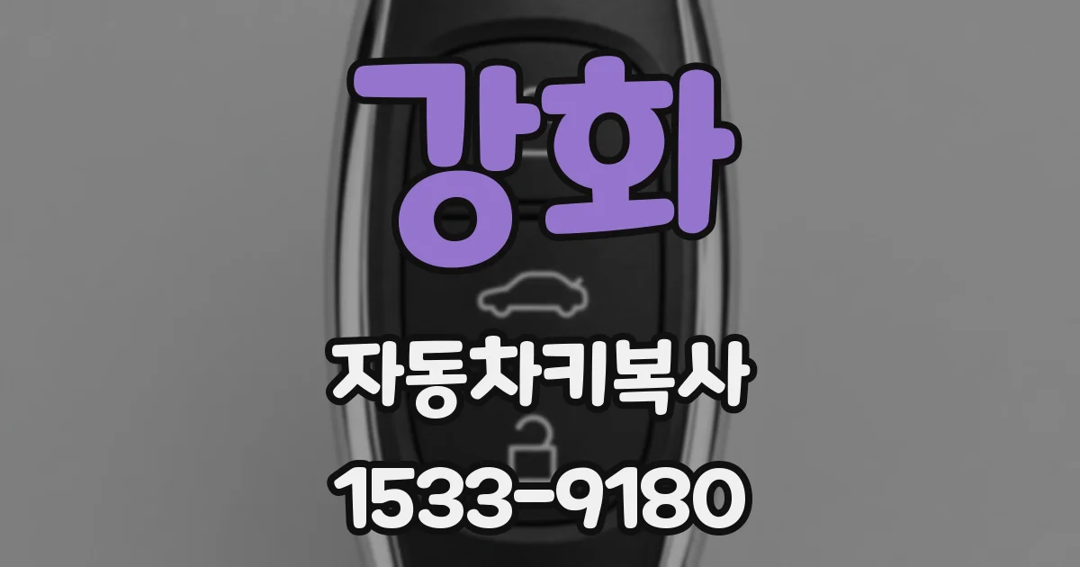 강화 자동차키복사