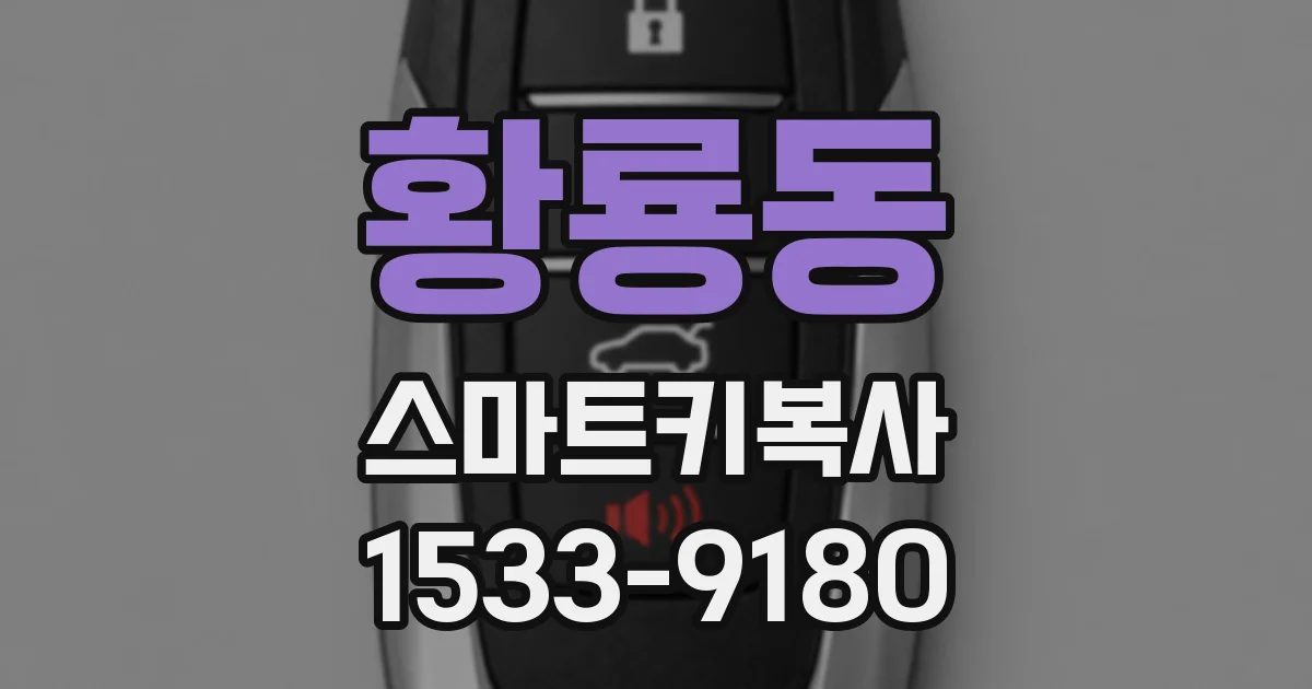 황룡동 스마트키복사