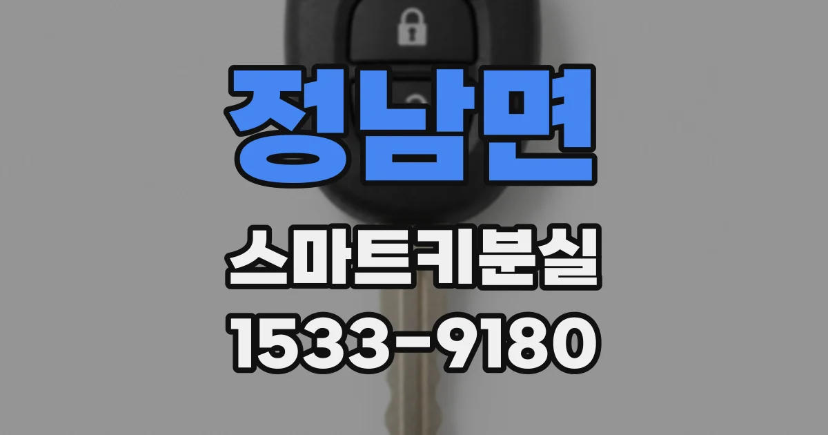 정남면 스마트키분실