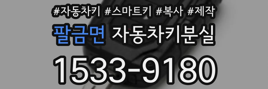 팔금면 자동차키분실