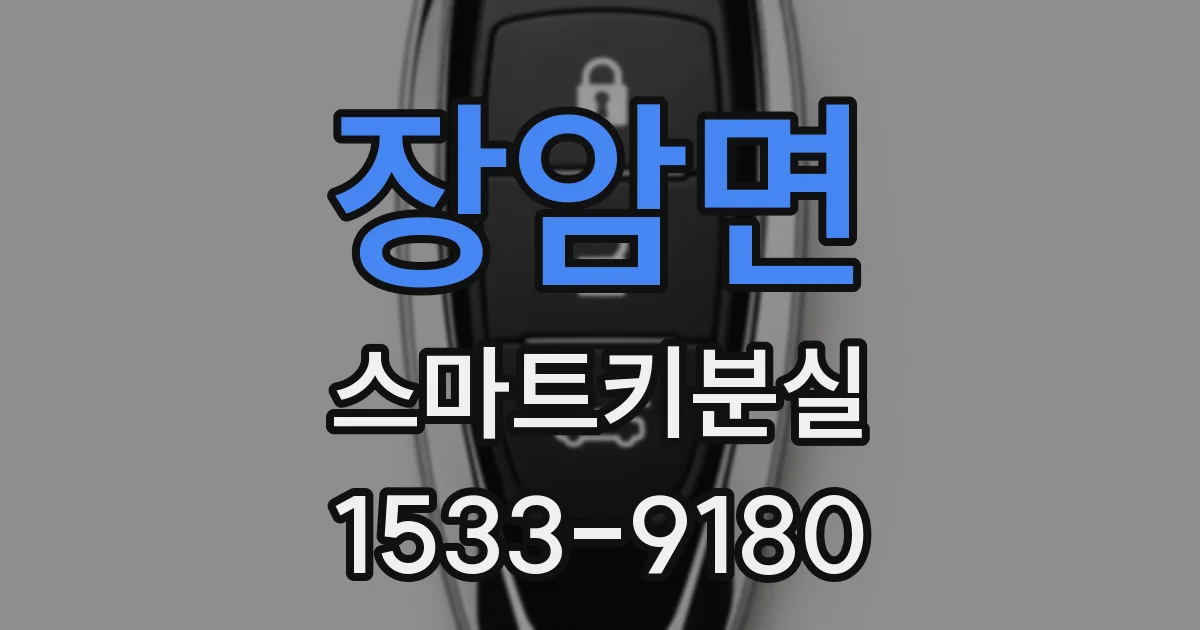 장암면 스마트키분실