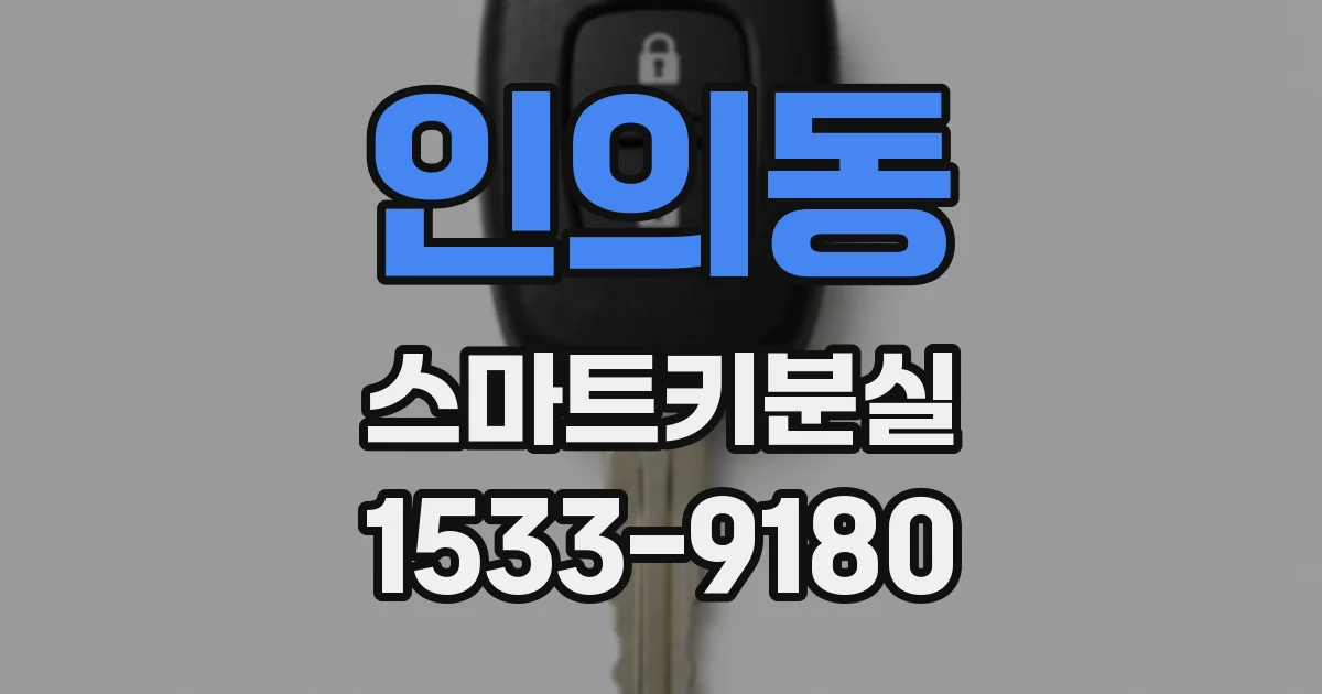 인의동 스마트키분실