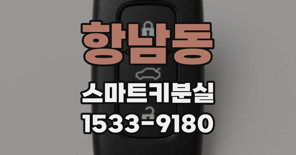항남동 스마트키분실
