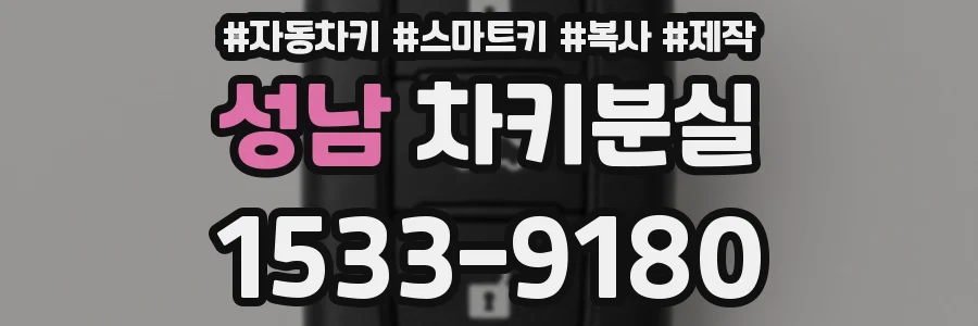 성남 차키분실