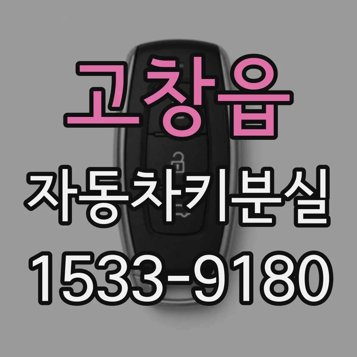 고창읍 자동차키분실
